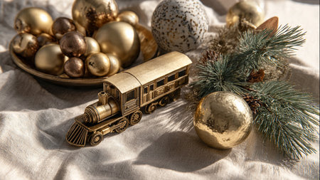 Mist radiates upward as the waterfall meets a sunlit treetop layer filled with shifting green hues.の写真素材