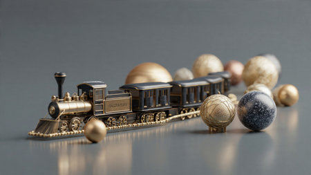 Heavy vibrant color splashes depict moss, water, and canopy in a striking vertical rainforest arrangement.の写真素材