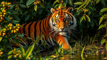 Tiger in the forest, Thailand.