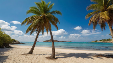 Coastline reflecting pastel sunset hues.の写真素材