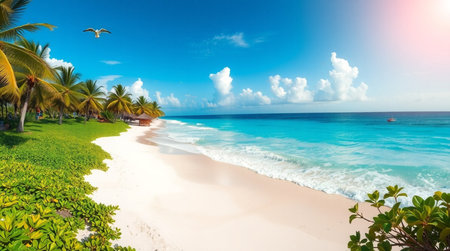 A snow-lined river winding through winter woods.の写真素材