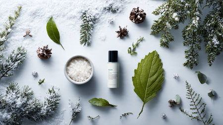 Perfect for luxury skincare catalog documentation.の写真素材