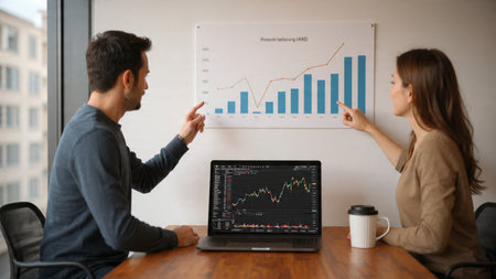 A traderの写真素材