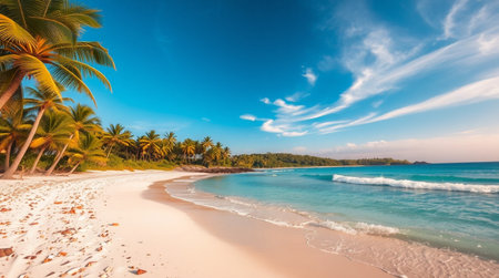 A forest river glowing with reflections of bright autumn leaves.の写真素材