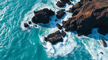 A steep canyon gorge carved deeply by centuries of flowing water.の写真素材