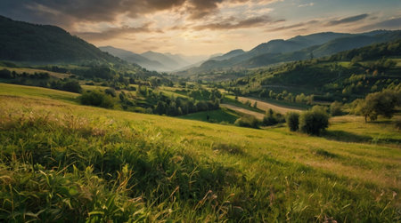 A picturesque island beach with calm seas and fine, shimmering sands.の写真素材