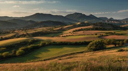 A windswept plain under a dramatic sky filled with glowing streaks of sunset light.