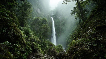 A remote mountain landscape with wide open sky and untouched terrain.
