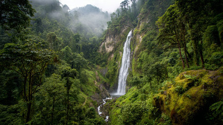 A tranquil forest river with gentle currents and mossy stones.