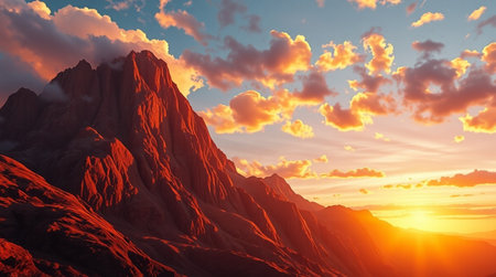 A quiet mountain lake hidden among tall pines.の写真素材