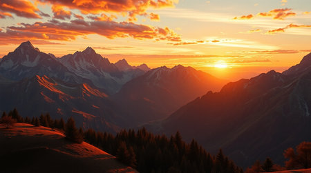A vast open field beneath dramatic storm clouds.の写真素材