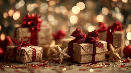 Elegant geometric placement of metallic accents over smooth icy-blue gradients.の写真素材