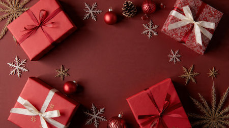 Icy monochrome layout with clean blue surfaces accented by shimmering silver.の写真素材