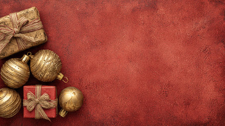 Elegant Christmas layout with silver stars aligned in a frame-like pattern over a frosted blue background.の写真素材