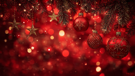 Icy minimalist holiday flat lay with simple blue shapes and reflective chrome-like ornaments.の写真素材