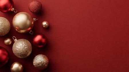 Modern holiday presentation with crisp blue surfaces and polished metallic details.の写真素材