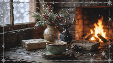 A rustic bean-filled setup with antique utensils and glossy ceramics.の写真素材