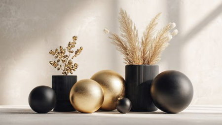 Sculptural gold dの写真素材