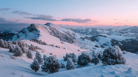 Crisp air and glowing soft skies define this tranquil winter capture.