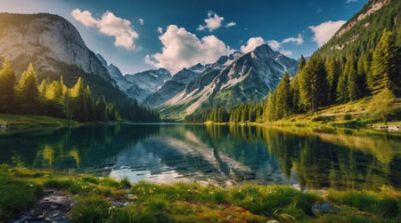 Clean open land with minimal elements.の写真素材