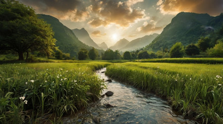 Textured rocky hills under open sky.の写真素材