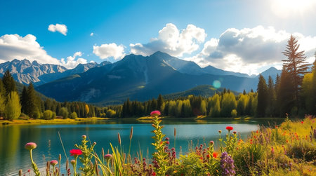 Rugged terrain and deep valleys in sharp natural detail.の写真素材