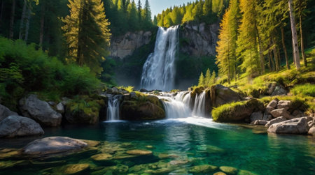 Clean and calming natural scenery for backgrounds.