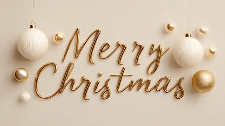 Refined green typography finished with subtle gold edges.の写真素材