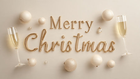 Midnight blue typography with silver dの写真素材