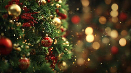 Contemporary abstract Christmas background for banners and ads.の写真素材