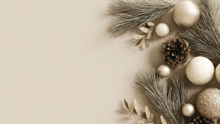 High-resolution marble Christmas background for premium branding.の写真素材