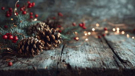 High-end Christmas background featuring elegant marble textures and soft lighting.の写真素材