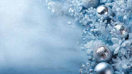 Premium minimalist Christmas background ideal for branding, ads, and presentations.の写真素材