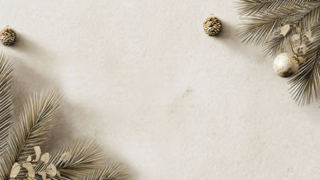 Modern abstract Christmas background designed for digital banners and social media posts.の写真素材