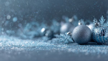 Warm rustic Christmas background inspired by cozy winter cabins.の写真素材