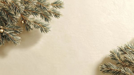 Contemporary winter Christmas background with frosted look.の写真素材