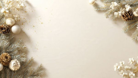 Christmas background highlighting warm wooden textures and lights.の写真素材