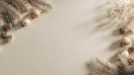 Light-filled winter Christmas background with snowy textures.の写真素材