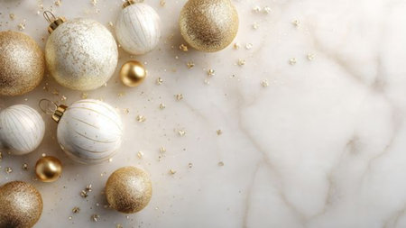 Subtle Christmas background designed for marketing and advertising visuals.の写真素材