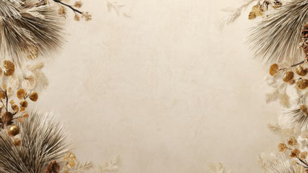 Light-filled winter Christmas background with snowy textures.の写真素材