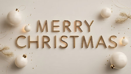 Elegant festive greeting designed for premium print and digital use.の写真素材