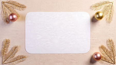 Clean winter holiday design with minimalist decor and refined lighting.
