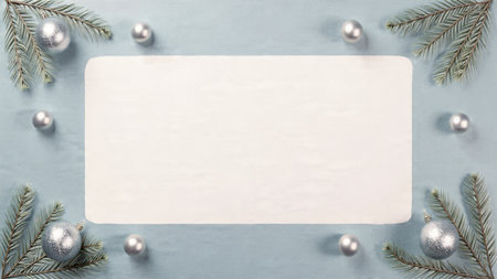 Calm and elegant Christmas background suitable for premium digital and print use.