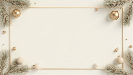 Minimalist holiday background crafted for professional seasonal design.