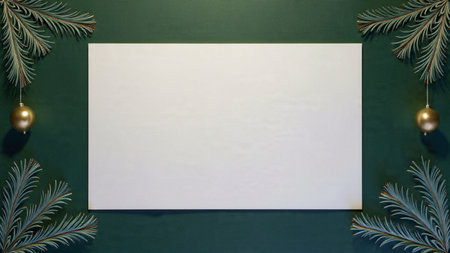 Minimalist Christmas backdrop featuring refined textures and calm visual balance.