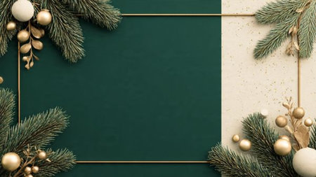 Modern minimalist Christmas design with calm visual rhythm.