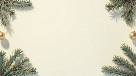 Minimalist Christmas design with calm color transitions and soft seasonal highlights.