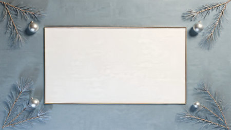 Soft minimalist festive scene offering timeless seasonal appeal.
