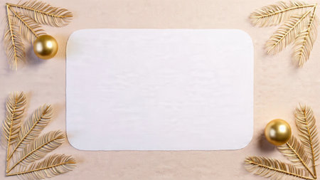 Clean Christmas background designed for professional seasonal communication.の写真素材