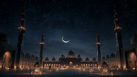 Premium Ramadan background with cinematic elegance.